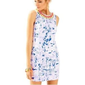 Lilly Pulitzer Mila Shift in Lilac Rock the Dock print